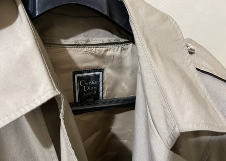christian dior trench coat