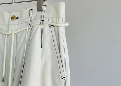 kanizsa drawstrings tack wide pants dead stock