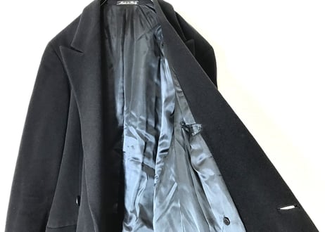 giorgio armani double chesterfield coat