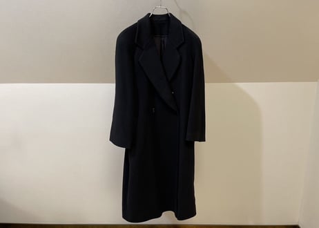 80-90s pure cashmere double long coat #1