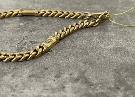 80-90s vintage dior gold bracelet"C"
