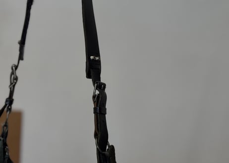 balenciaga leather shoulder bag