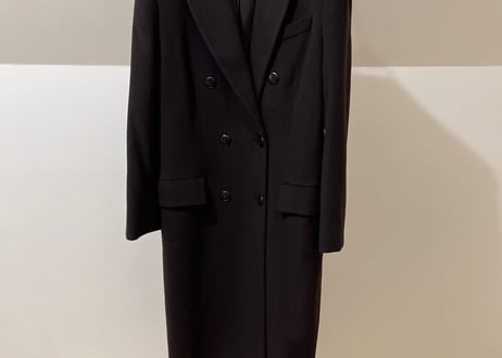 salvatore ferragamo cashmere wool chesterfield coat