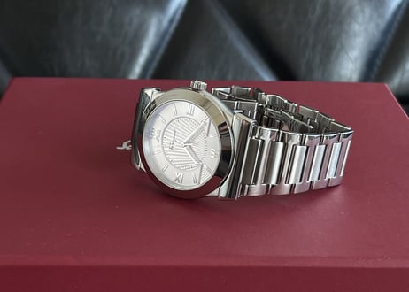 salvatore ferragamo dress watch dead stock