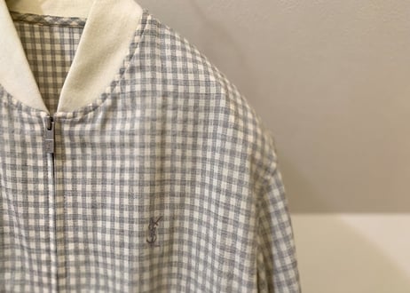 yves saint laurent blouson check