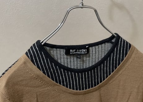 raf simons switch knit