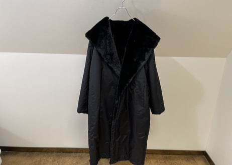 90s reversible fur coat dead stock
