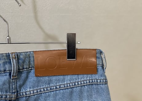 loewe 2020aw fisherman denim pants