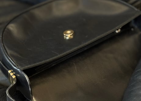 salvatore ferragamo leather shoulder bag