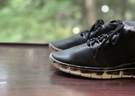 maison margiela paint-splattered sockrunner 41