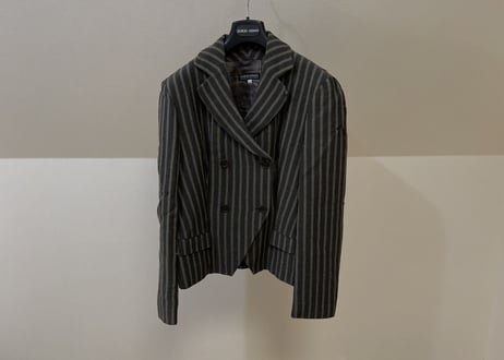 80s giorgio armani stripe set up suit