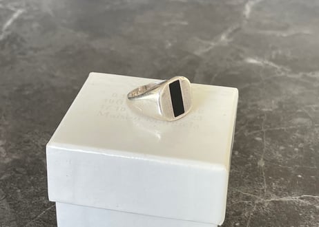 maison margiela signet ring