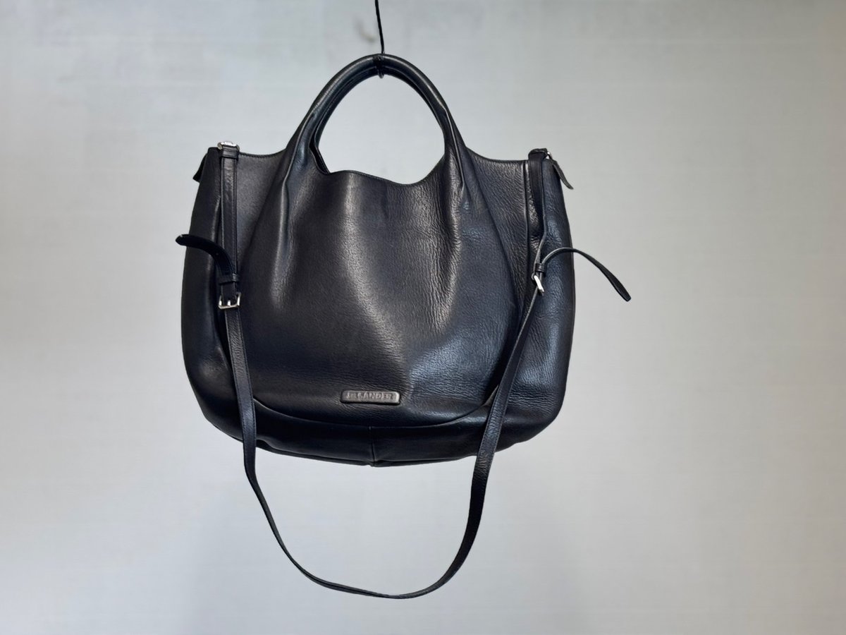 jilsander logo leather shoulder bag | weekend t
