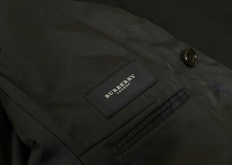 burberry double blazer”black”