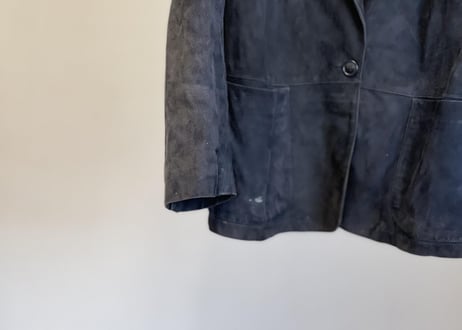 70s gucci leather tailored jacket
