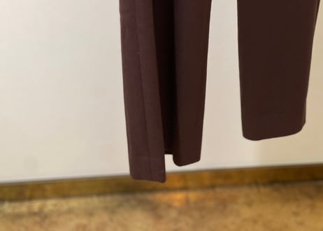 lanvin leather line set up suit
