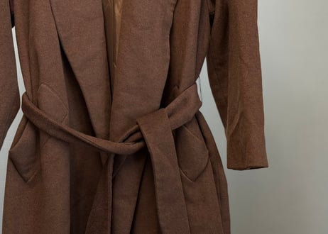 80-90s made in USA dior belted coat