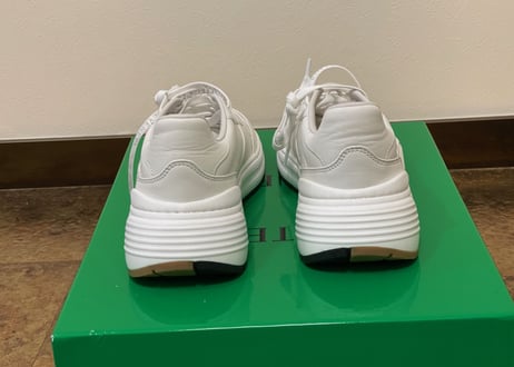 bottega veneta 2019aw leather sneakes white 42 dead stock