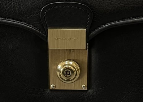 balenciaga leather shoulder bag