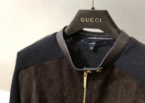 gucci cashmere leather jacket