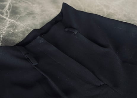 mamekurogouchi high waist flare trousers