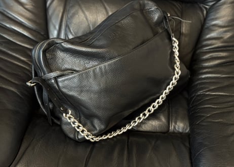 mm6 leather shoulder bag