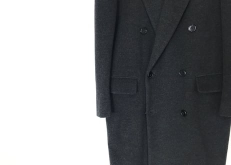 80-90s yves saint laurent  double chesterfield coat