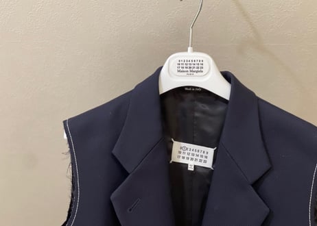 maison margiela 2017aw sleeve less long coat dead stock