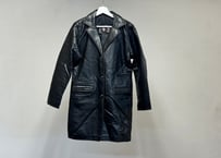 hand made Italy leather coat