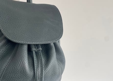 old coach leather bag green