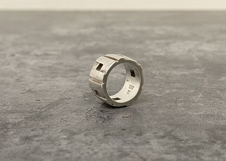 gucci g panel silver ring 13号