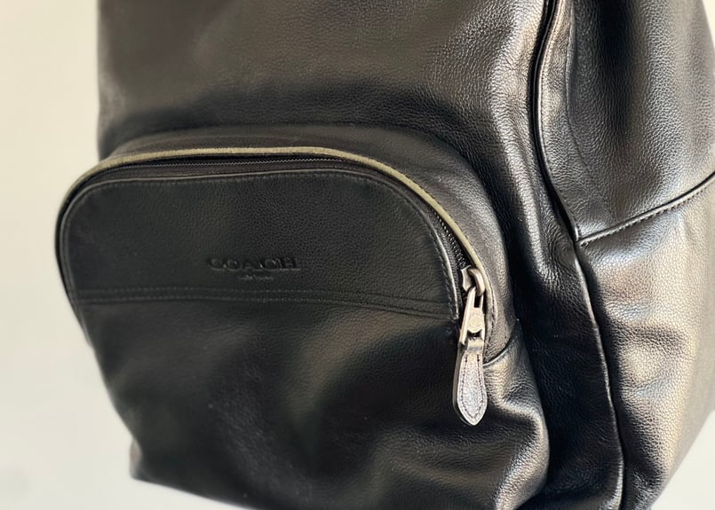 coach leather back pack weekend tokyo