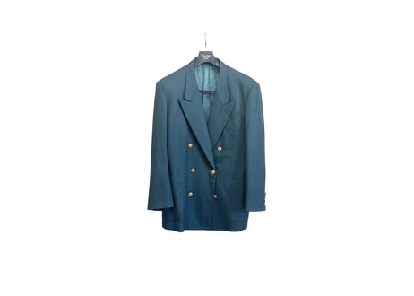 christian dior green double blazer dead stock