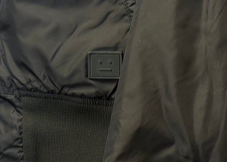 acne studios face motif bomber jacket #1