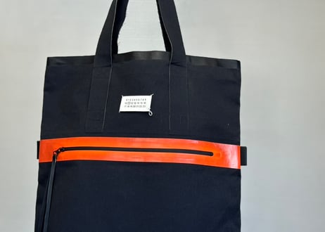 maison margiela calendar tag tote bag