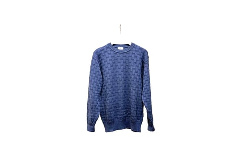 lanvin check knit