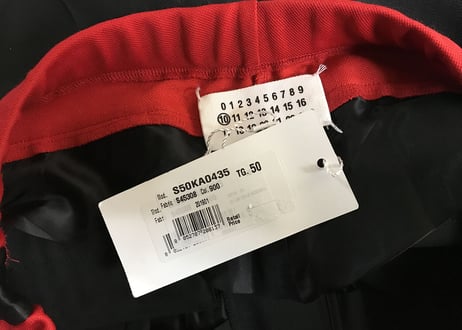 2019ss maison margiela eazy trousers dead stock