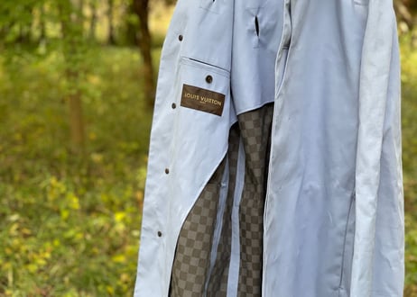 louis vuitton  damier coat