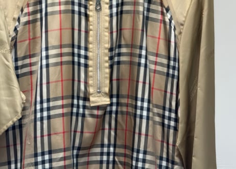 burberry zip shirt dead stock