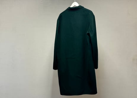 acne studios green long coat