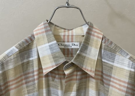 christian dior check shirt