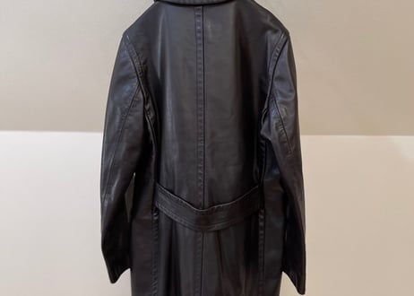 prada leather coat