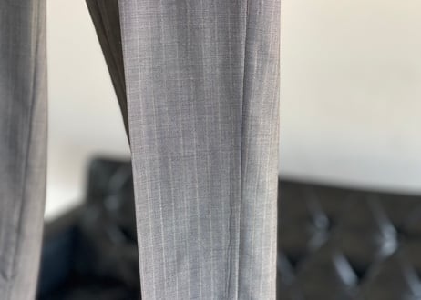 prada stripe set up suit