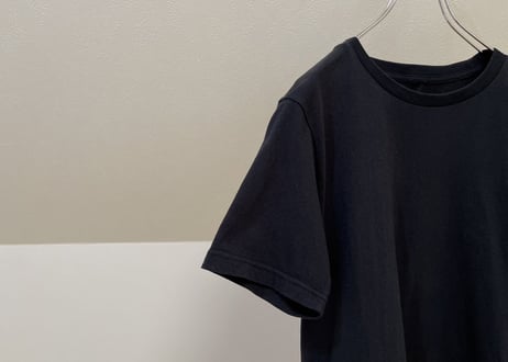 ground y yohji yamamoto back logo print tops