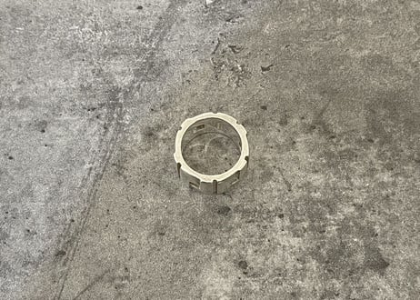gucci g panel silver ring 13号