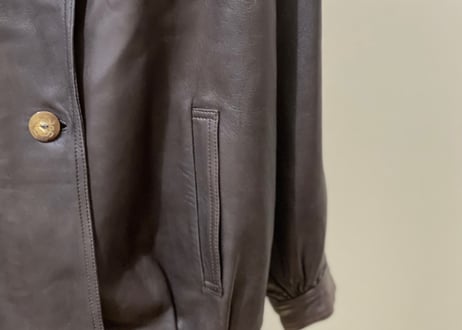 loewe leather blouson