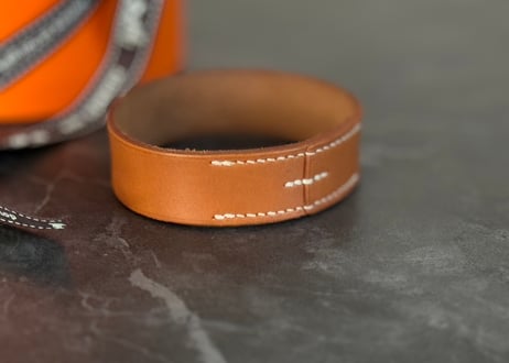hermes by martin margiela leather bracelet dead stock