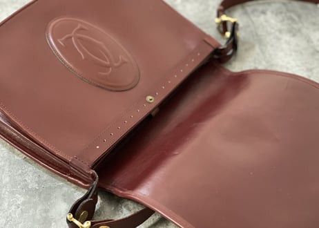 cartier leather bag