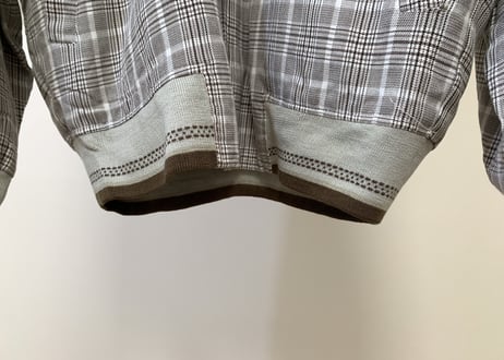 yves saint laurent check blouson