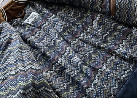 missoni switch corduroy stand collar coat